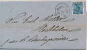 F9 12 öre Vapen på inrikes brev till Stockholm avsänt TUMBA 22.1.1872