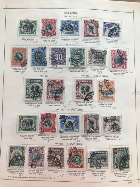 LIBERIA 1892 - 1926, o/*