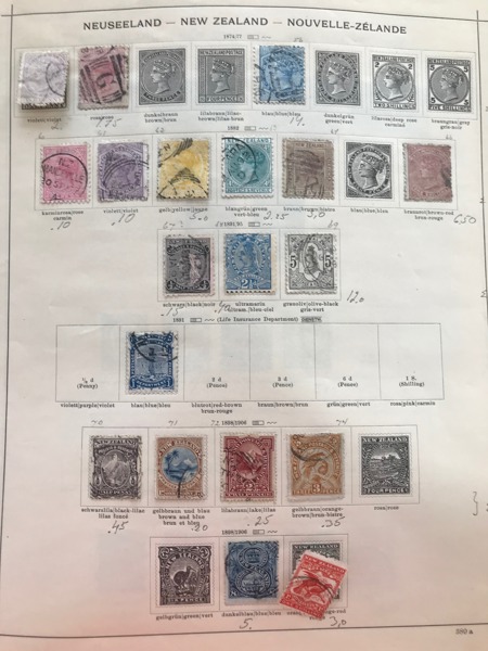 NYA ZEELAND 1874 - 1925, o/*