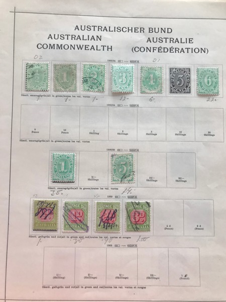 ENGELSKA KOLONIER, från början till ca 1926, o/*