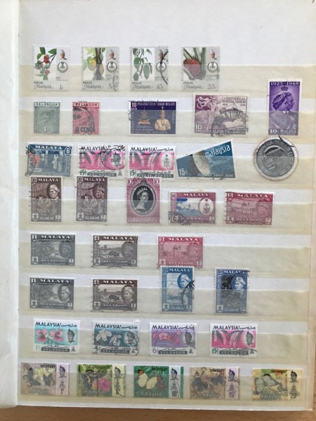 MALAYSIA Insticksbok stämplat 