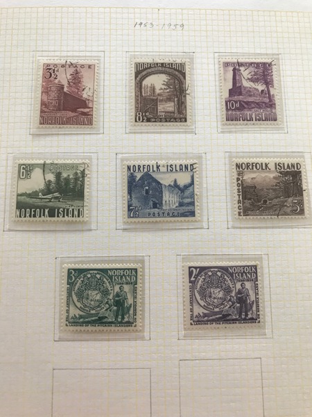 NORFOLK ISLAND Postfrisk samling 1953 - 1996