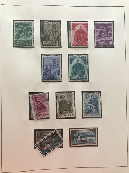 SAMLING Världsflyktingåret 1959 -1960 postfriskt
