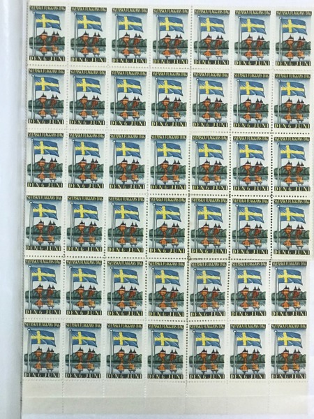 BREVMÄRKEN, BILJETTER M.M.  Stor blandning Sverige och utlandet 