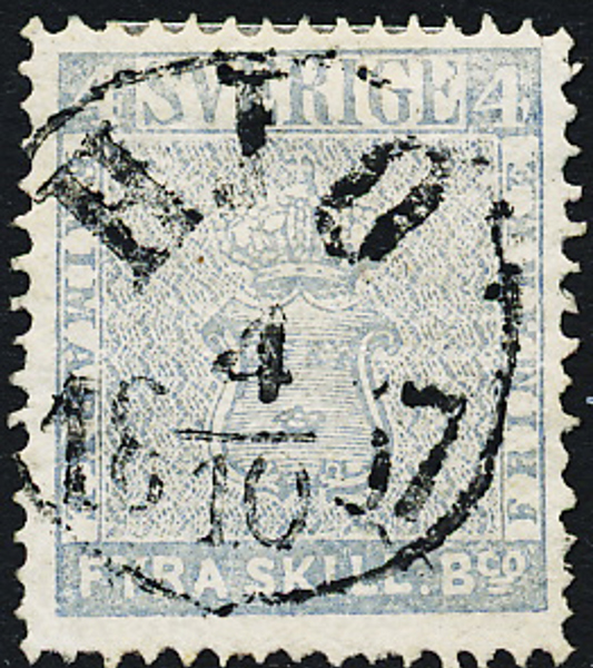 2i  4 sk bco gråultramarin HJO 4.10.1857 