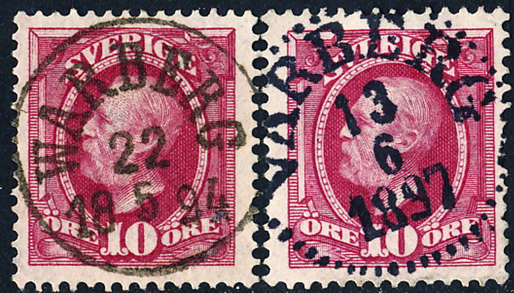 WARBERG 22.5.1894 N10 Lyx & VARBERG 13.6.1897 N14