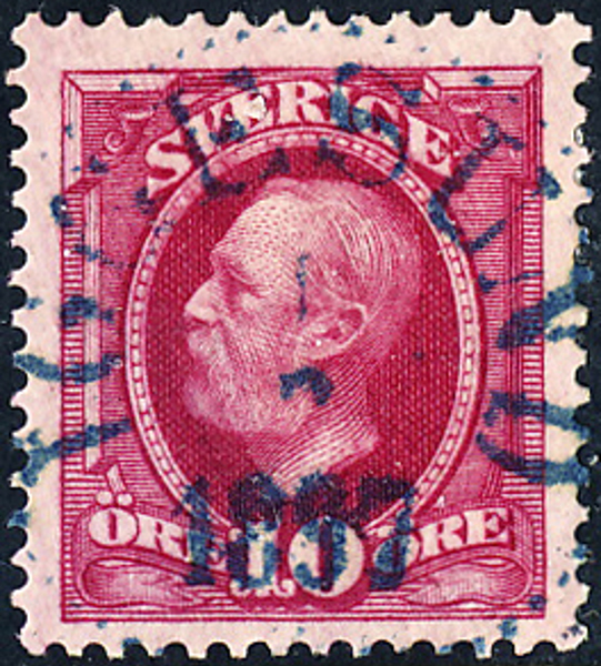 IGGESUND 1.2.1897 N14 Prakt Blå stämpel