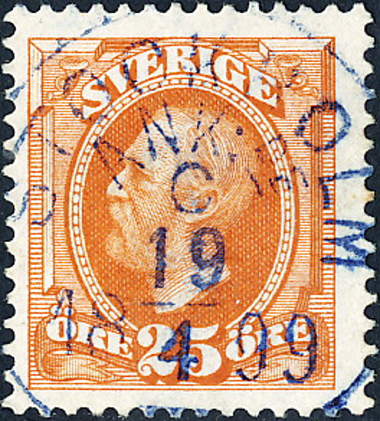 STOCKHOLM C ANK:DE 19.4.1899 BLÅ Lyx