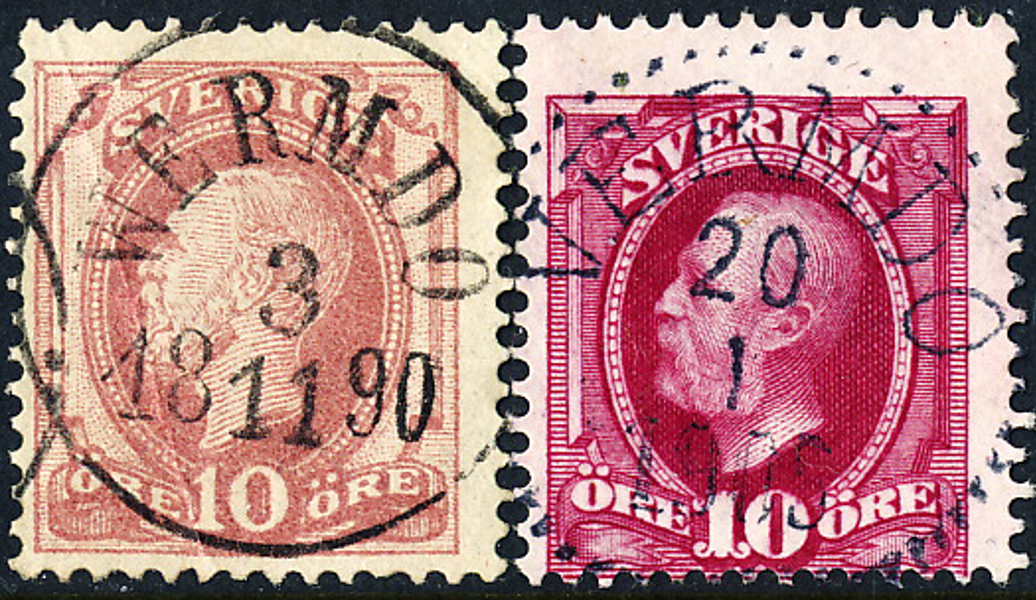F45 WERMDÖ 3.11.1890 N10 & VERMDÖ 20.1.1906 N29