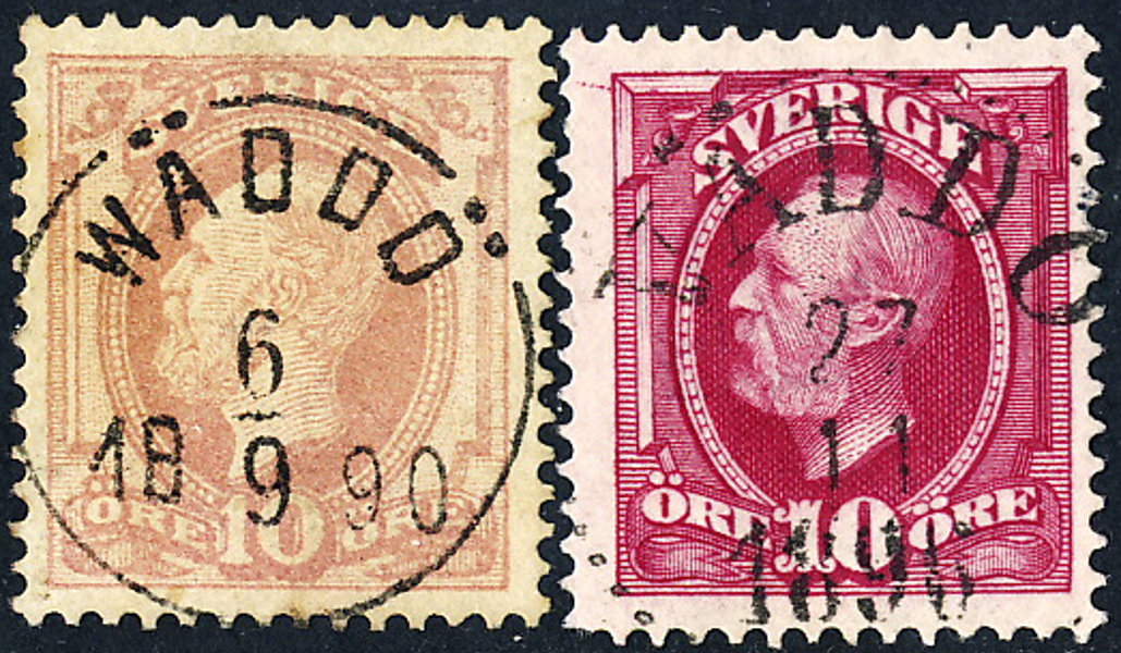 F45 WÄDDÖ 6.9.1890 N16 & VÄDDÖ 27.11.1896 N14