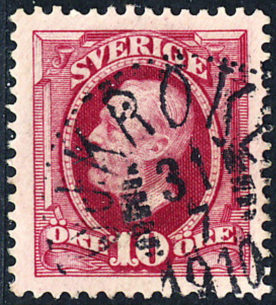 ÖJKROKEN 31.7.1910 N33 delstämpel Kv 1500