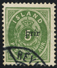 ISLAND F36 t.12 3/4 Påtryck - Prir i liten stil