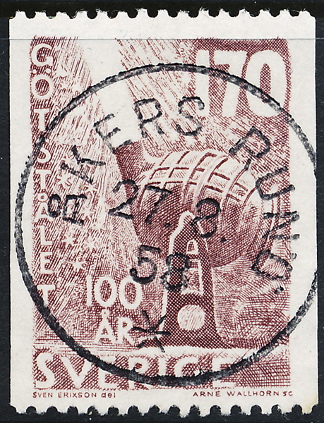 F496 Götstålet 1.70 brun ÅKERS RUNÖ 27.8.58