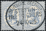 FINLAND F97 10 penni i par lyxstämplat DEUTSCHE SEEPOST STETTIN - HELSINGFORS 24.10.25