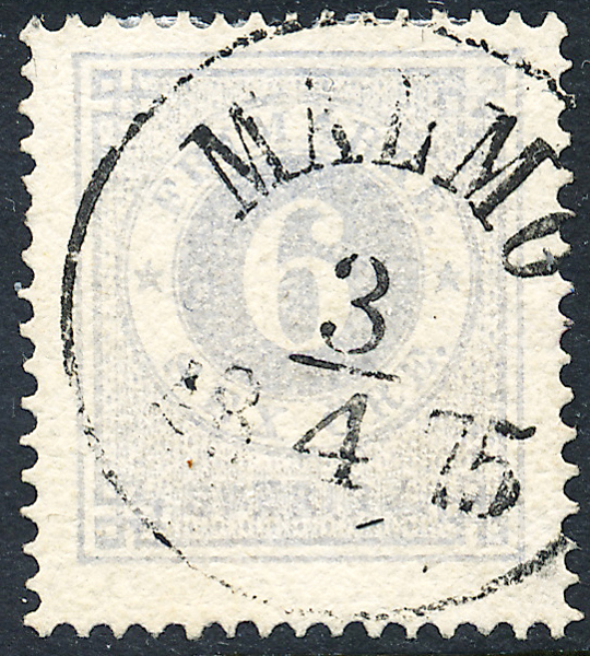 F20i Ringtyp t14 matt blålila MALMÖ 3.4.1873