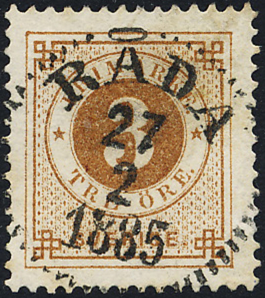 F28 RÅDA 27.2.1885 Praktexemplar