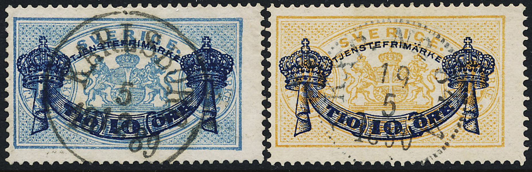 TJ 25 & 26 KARLSBORG 5.10.1889 PKXP No 84 A(?)19.5.1890