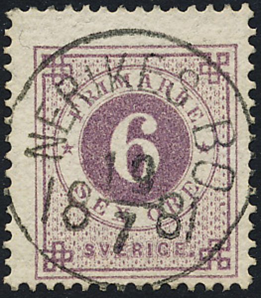F32 NERIKES BO 19.7.1881 Lyxstämpel