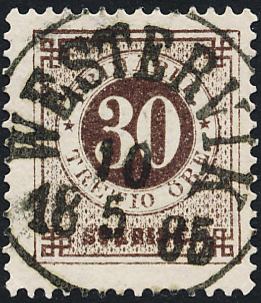 F35 WESTERVIK 10.5.1885 Lyxstämpel