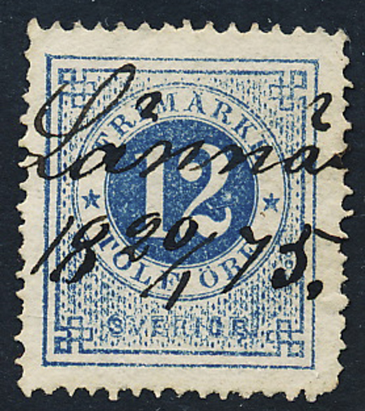 F21 LÄNNAS 20/1 1875 Bläckmakulerad