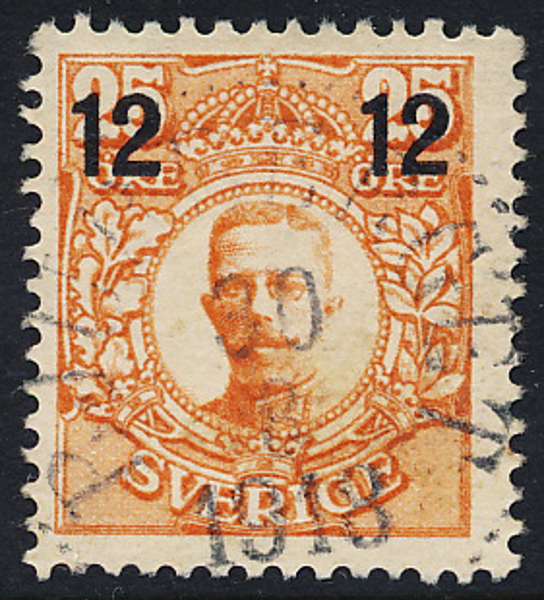 F100 BJURBERGET 30.8.1918 svag praktstämpel