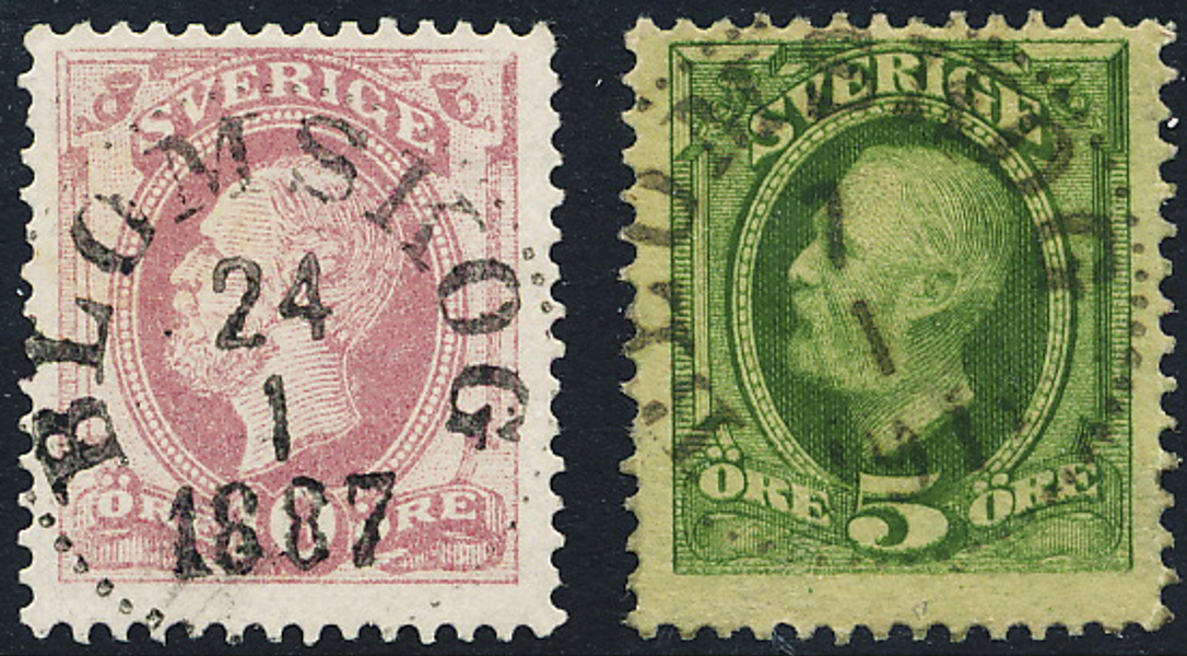 F45 & 52 BLOMSKOG 24.1.1887 & 7.1.191x