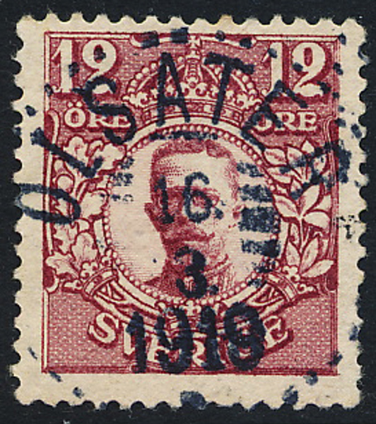 F83 OLSÄTER 16.3.1919 Lyxstämpel