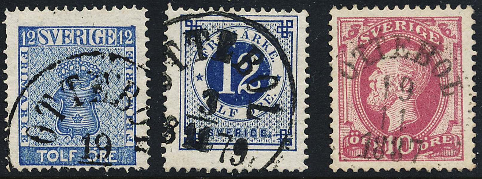 F9, 32, 45, 54 & 88 OTTEBOL - 5 stämplar