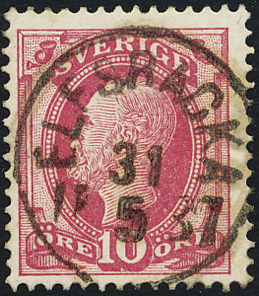 F45 ELFSBACKA 31.5.1887 Lyxstämpel