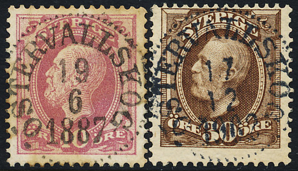 F45 & 58 ÖSTERVALLSKOG 19.6.1887 & 17.12.1903