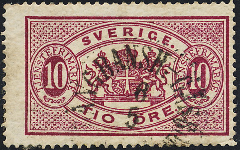 TJ16B LÅNGBANSH. - GÅSBORN 6.5(1896) - LANTBREVBÄRARE II