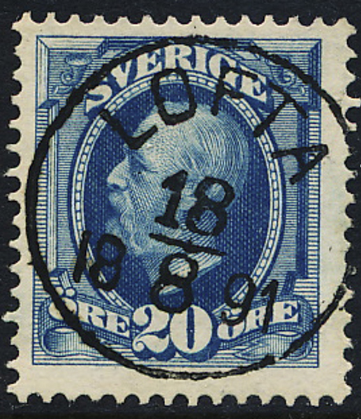 F56 LOFTA 18.8.1891 Lyxstämpel