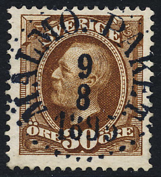 F58 MALMÖ-PAKET 9.8.1895 Lyx