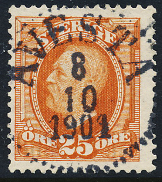 F57 AVESTA 8.10.1901 Lyxstämpel
