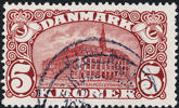 DANMARK F120 Posthuset vm krona stämplat normalex