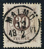 F25 MALMÖ 12.2.1877 Prakt/Lyxstämpl