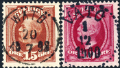 WÄTÖ 20.7.1898 N16 & VÄTÖ 1.12.1900 N29