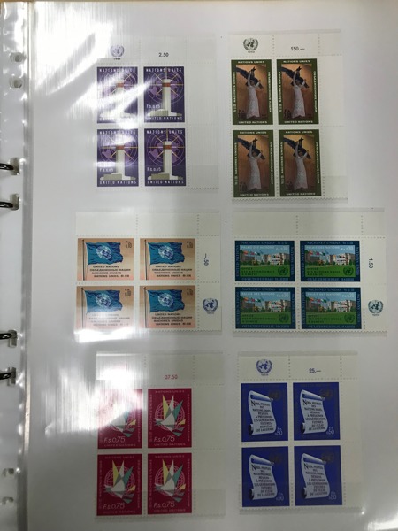 FN Samling 4-block 1969 - 1990 Geneve-Wien