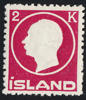 ISLAND F119 Fredrik VIII postfriskt