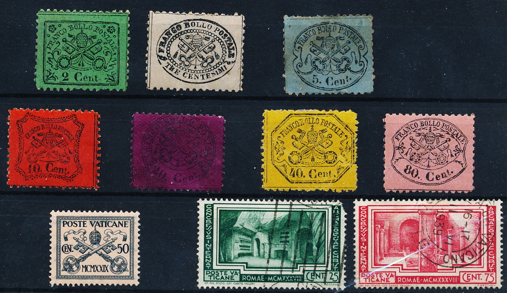 ROMERSKA STATER Kirchenstaat Mi 19-25*