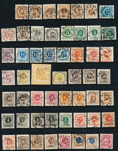 Sammanställning med 288 stämplar Ringtyp-Modernt- Många vackra!