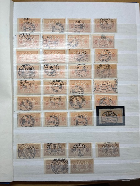 TJÄNSTE  Insticksbok med 800 stämplade tjänste