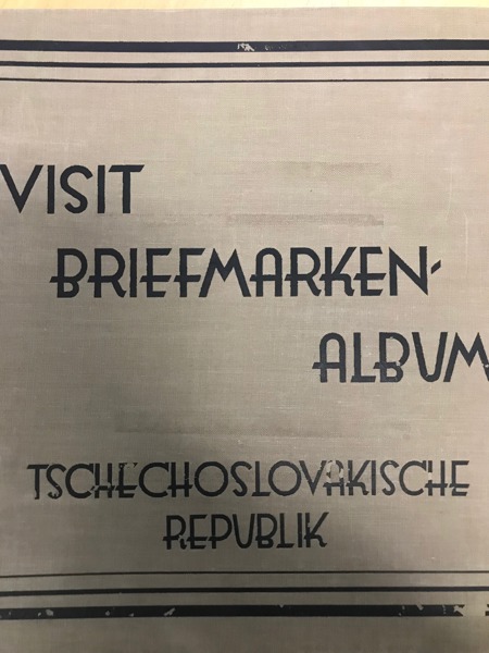 TJECKOSLOVAKIEN Samling 1918 - ca 1950 stämplat/ostämplat i äldre fräscht förtrycksalbum