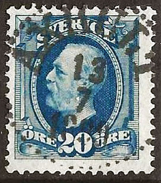 AXHULT 13.7.1899 Postal 100