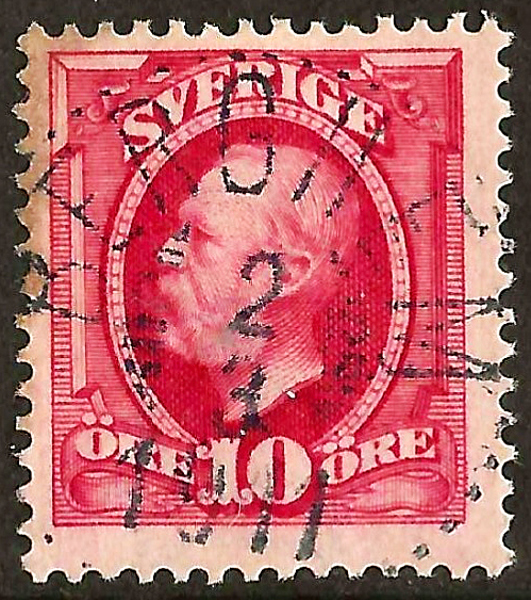 54  BERGHEM 2.3.1911 Prakt Postal  200