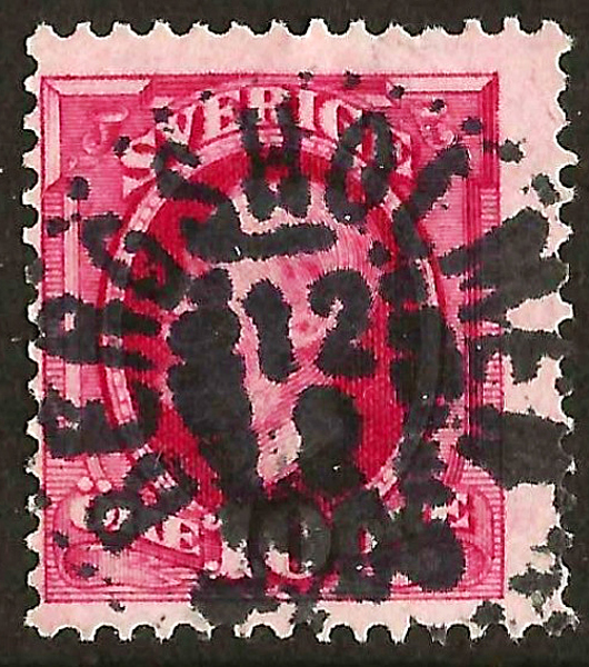 54  BERGSHOLMEN 12.2.1906  Postal 250