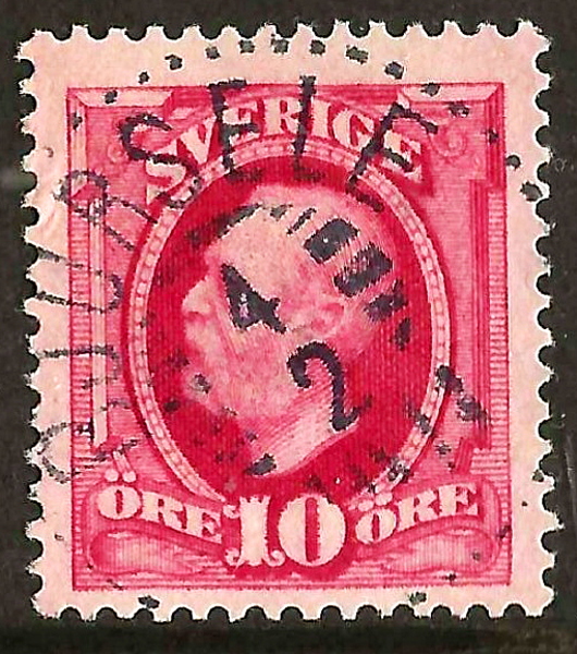 54 BJURSELE 4.2.1911  Postal 100