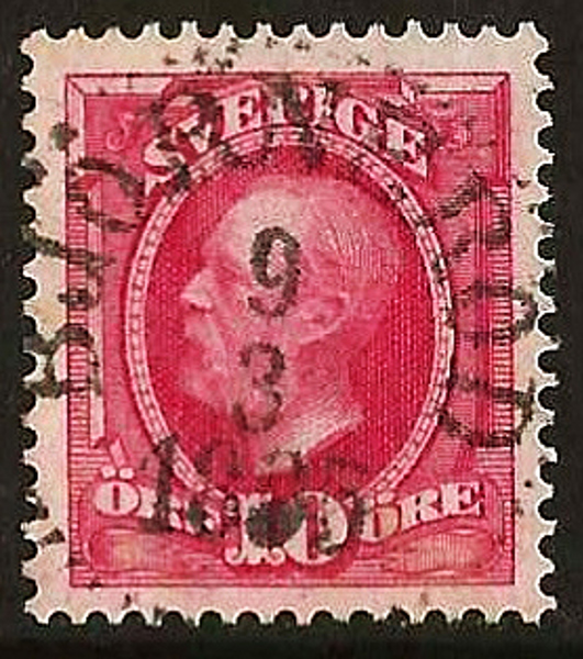 54  BJÖRNERÖD 9.3.1895  Prakt Postal 125