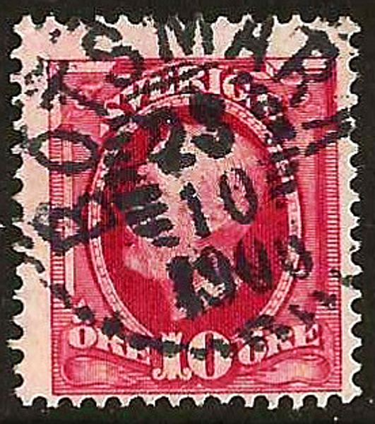 54 BOTSMARK 23.10.1906 Postal 125