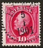 54 BUNN 5.1.1901  Postal 125